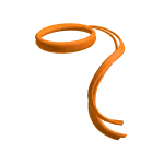 Orange Ninja Headband of All Earth's Fire