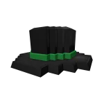 8-Bit Green Banded Top Hat